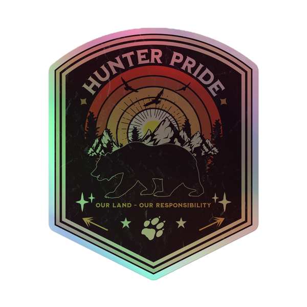 Over the Land™ Collection Holographic Stickers || Hunter Pride