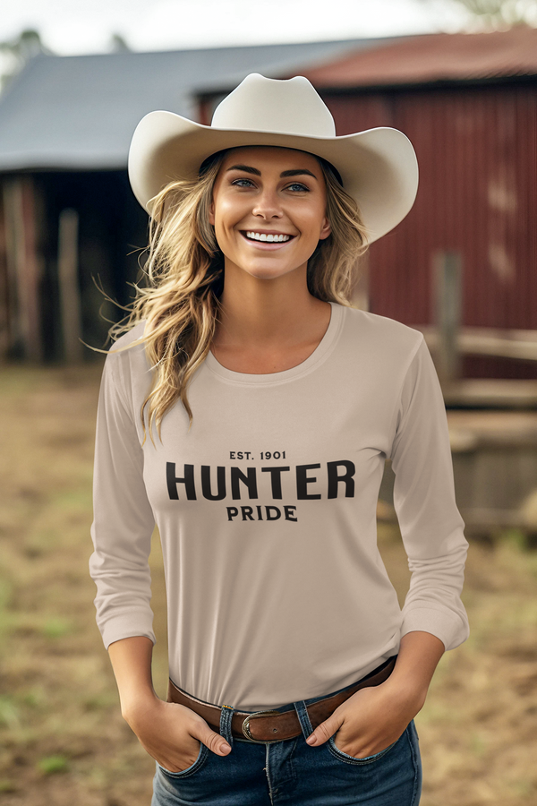 Est. 1901™ Collection Women's Long Sleeve Shirt || Hunter Pride