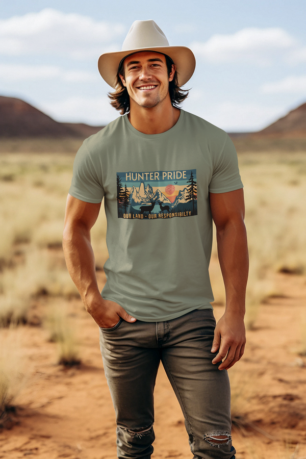 Trailblazer™ Collection Men's Classic Tee || Hunter Pride