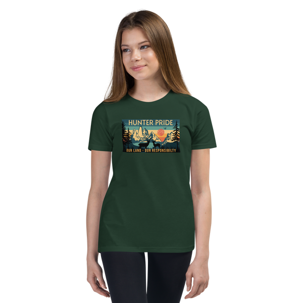 Trailblazer Collection™ Youth Short Sleeve T-Shirt || Hunter Pride
